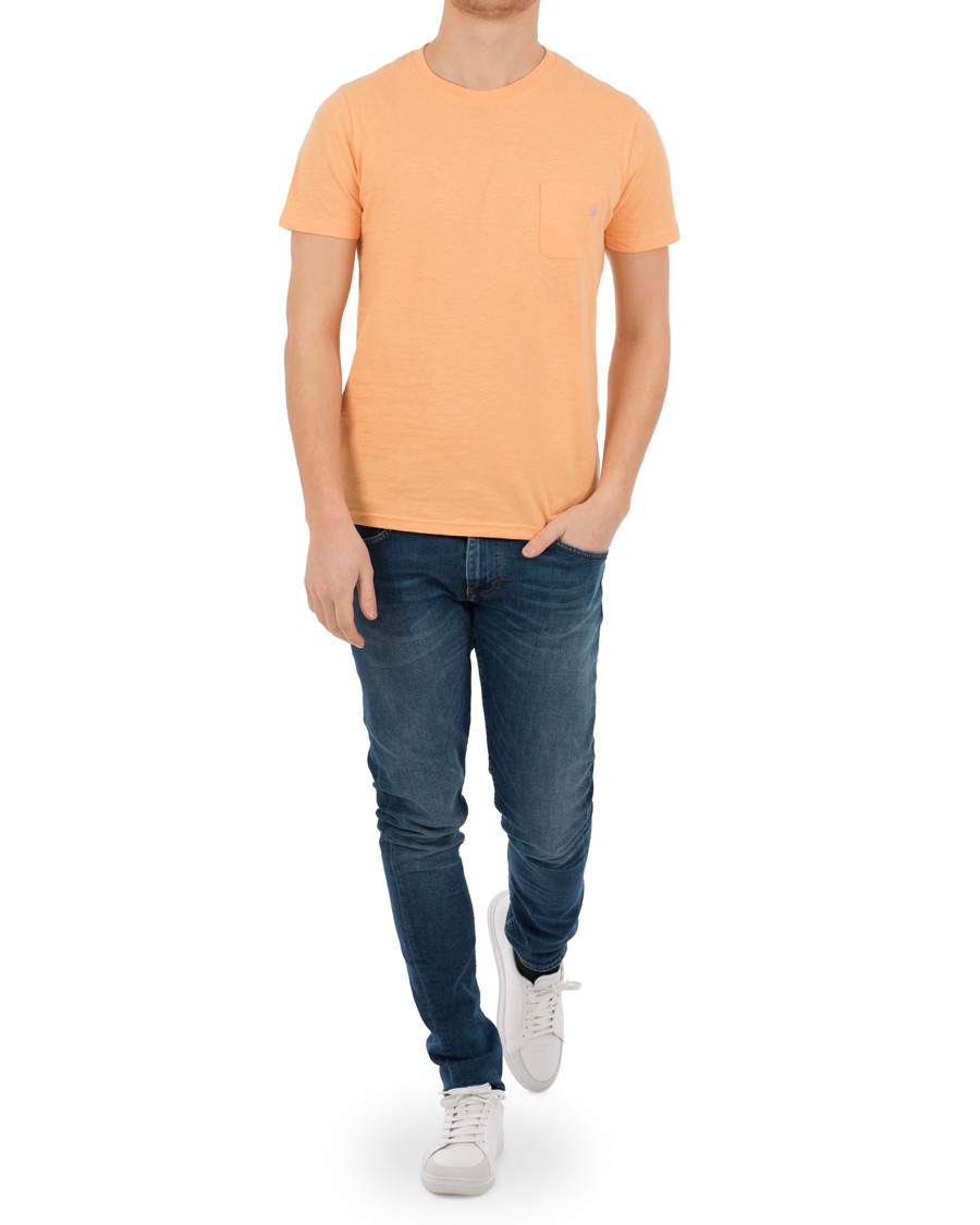 Heren | T-shirts | Morris | Lily Crew Neck Tee Orange