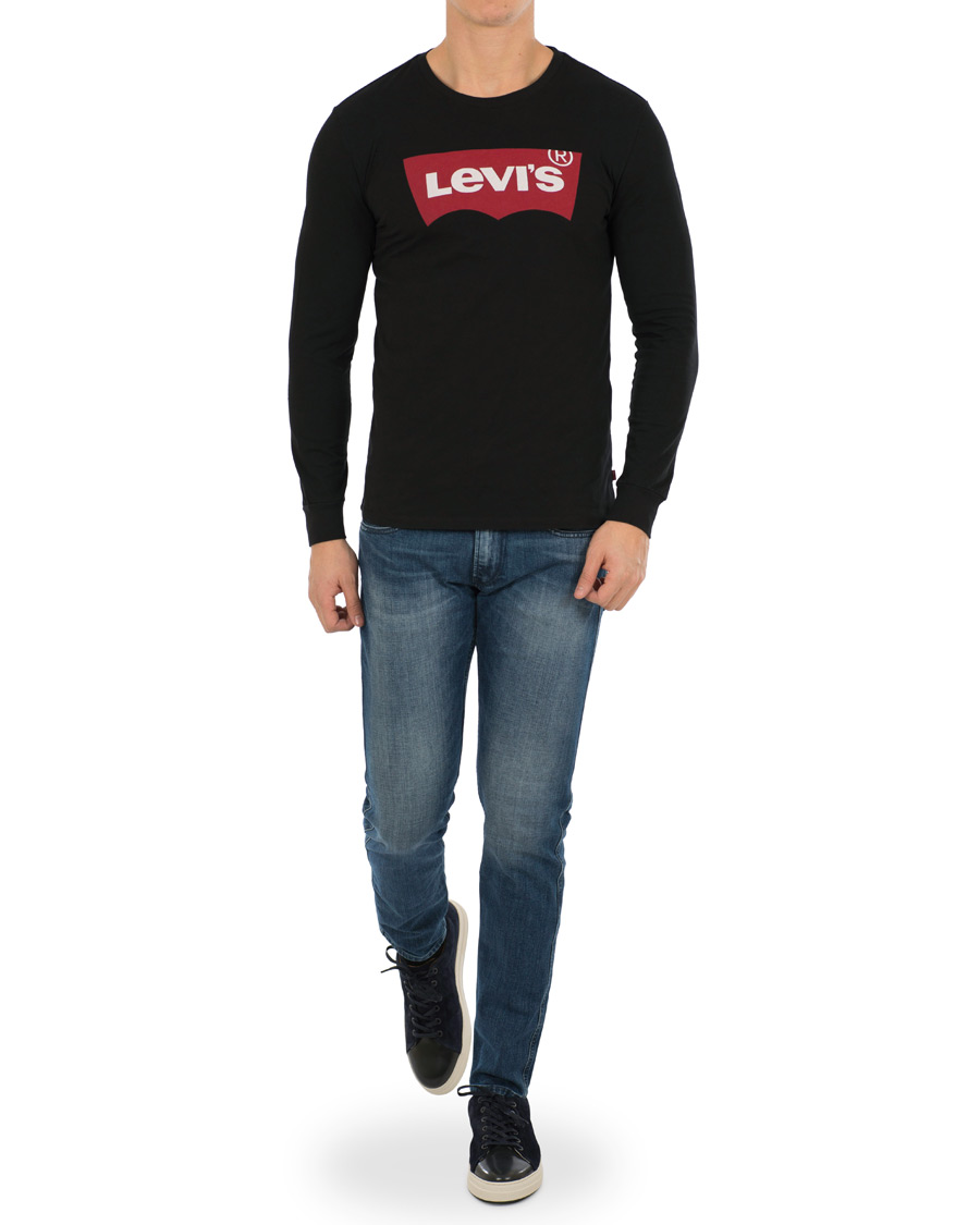 Heren | T-shirts | Levi's | Long Sleeve Graphic Tee Better Black
