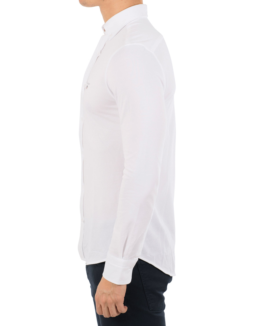 Heren | Overhemden | GANT | Slim Fit Tech Prep Pique Shirt White