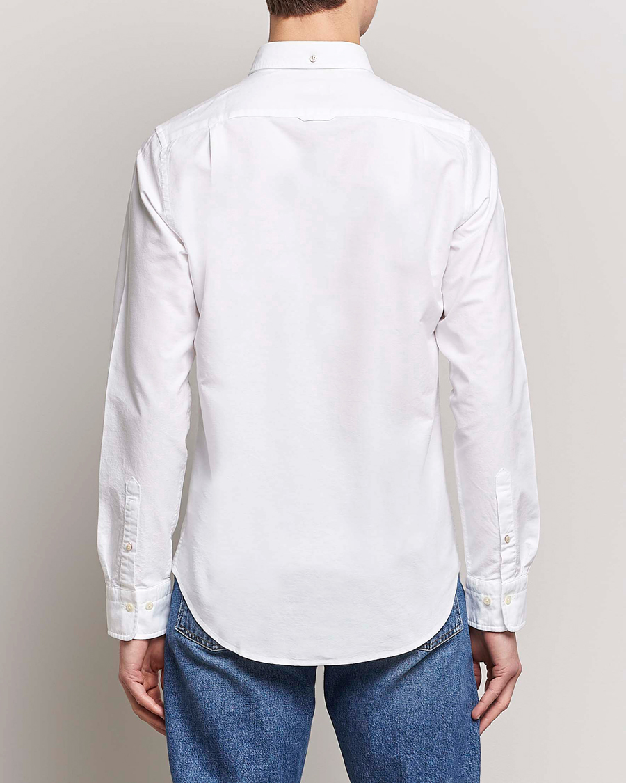 Heren | Overhemden | GANT | Slim Fit Oxford Shirt White