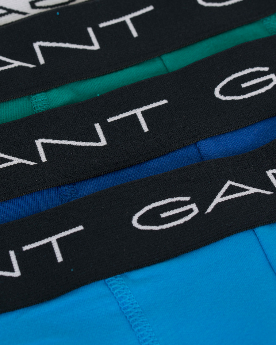 Heren | Ondergoed | GANT | 3-Pack Trunk Boxer Aster Blue