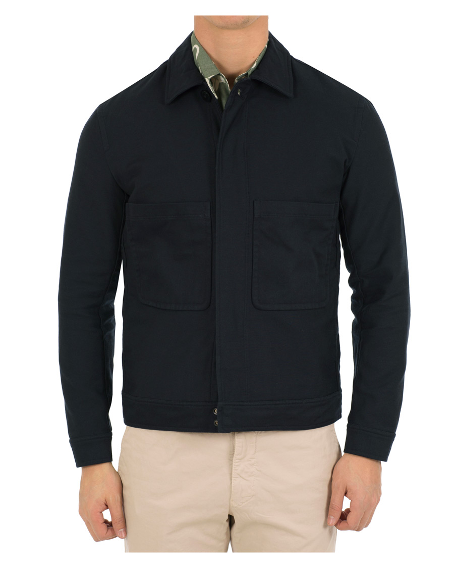Heren | Jassen | Norse Projects | Tyge Broken Twill Jacket Dark Navy