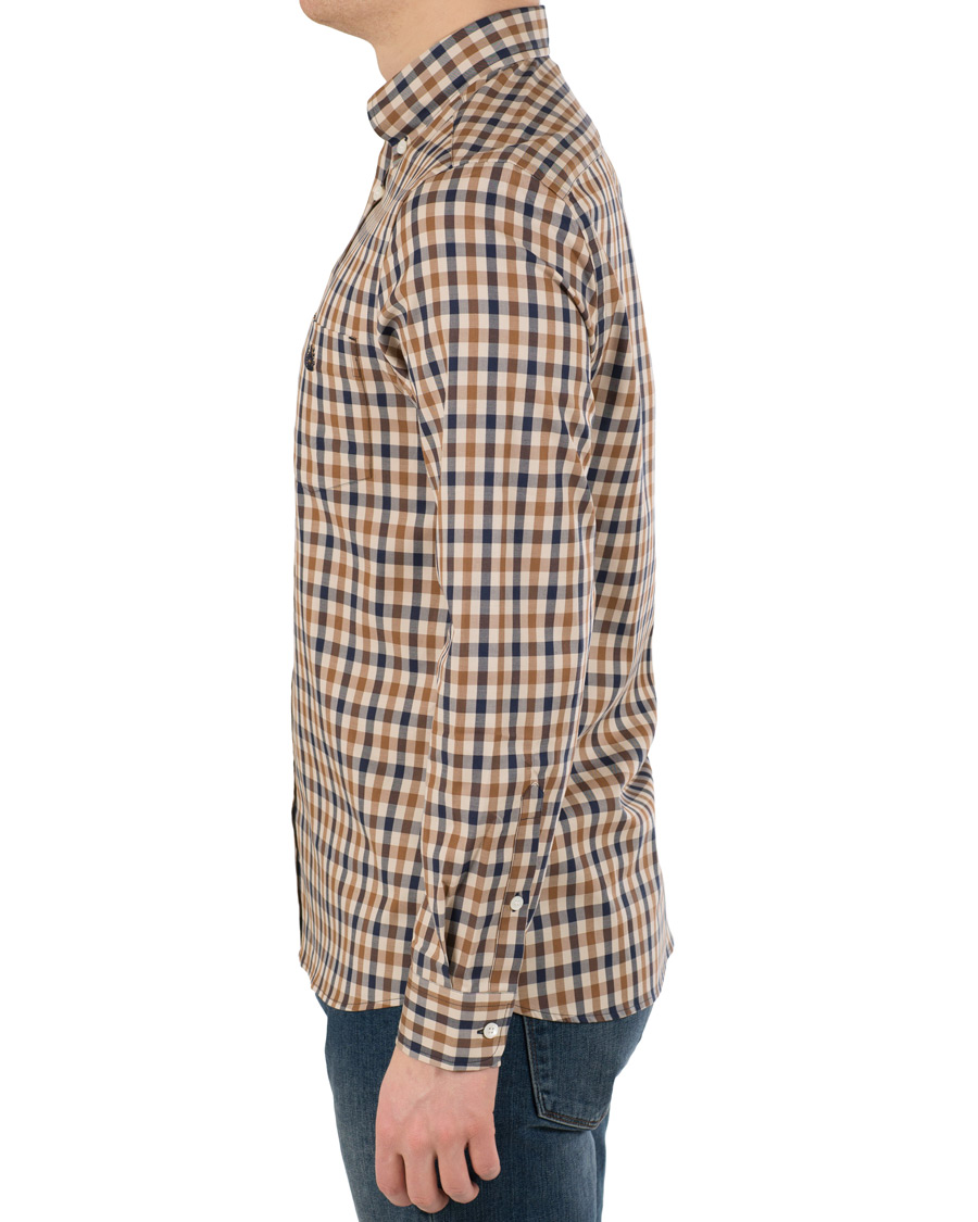 Heren | Overhemden | Aquascutum | York Club Check Shirt Vicuna