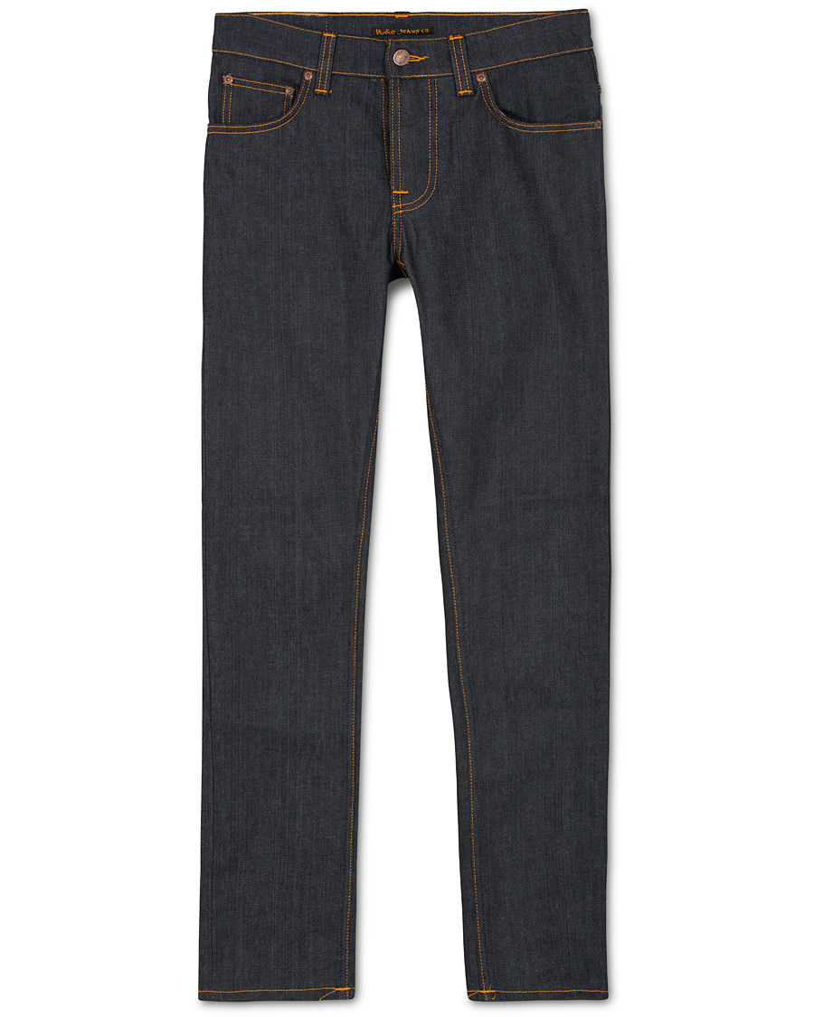 Heren | Jeans | Nudie Jeans | Grim Tim Organic Slim Fit Jeans Dry Open Navy W29L32