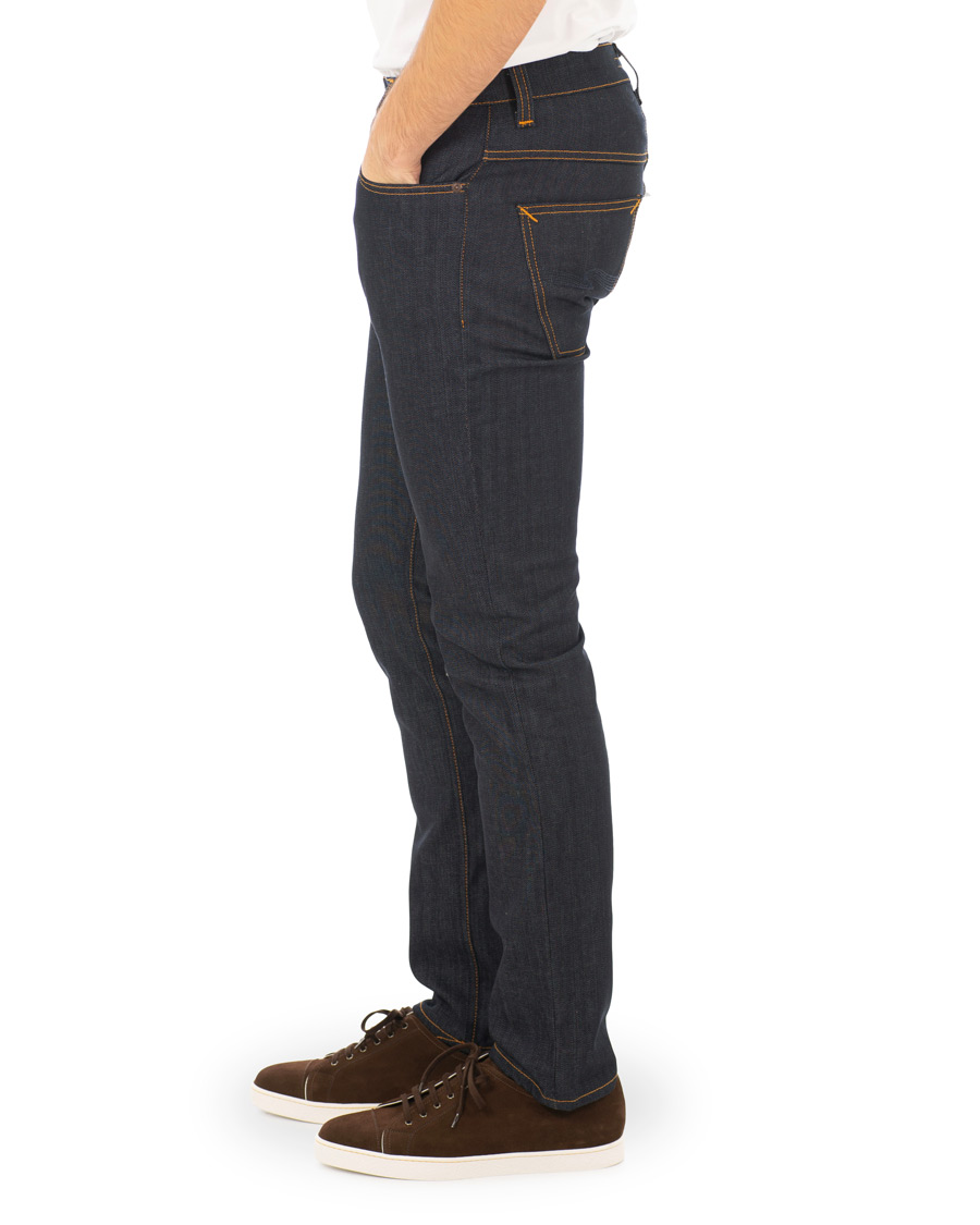 Heren | Jeans | Nudie Jeans | Grim Tim Organic Slim Fit Jeans Dry Open Navy W29L32