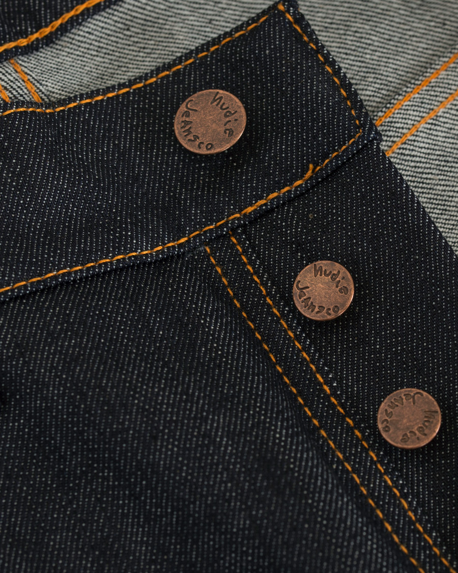 Heren | Jeans | Nudie Jeans | Grim Tim Organic Slim Fit Jeans Dry Open Navy W29L32