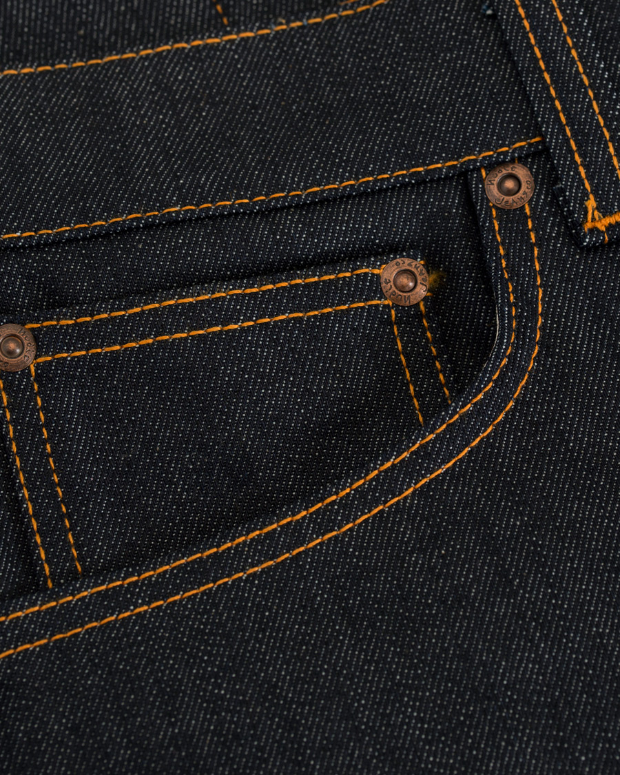 Heren | Jeans | Nudie Jeans | Grim Tim Organic Slim Fit Jeans Dry Open Navy W29L32