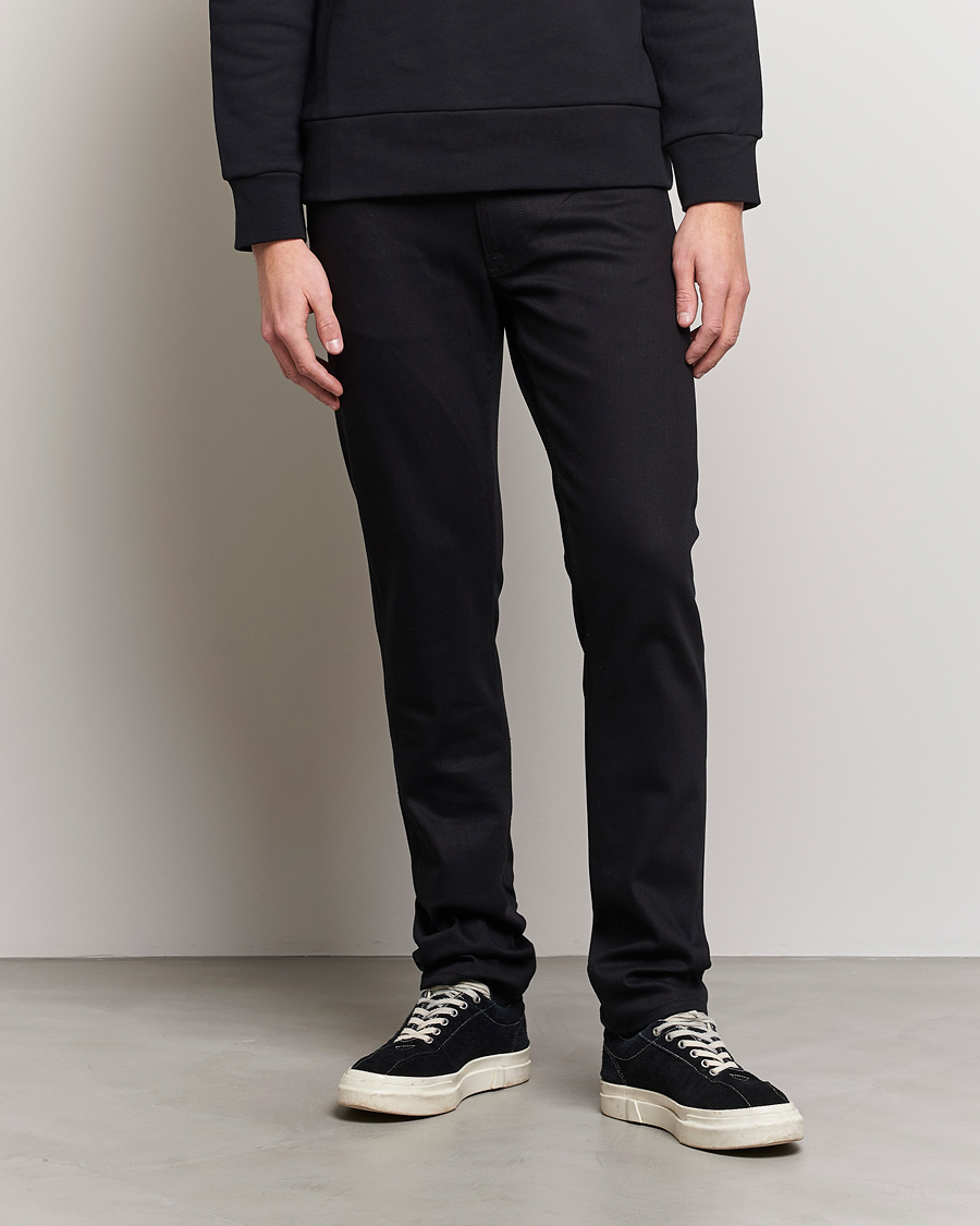 Heren |  | Nudie Jeans | Lean Dean Jeans Dry Ever Black