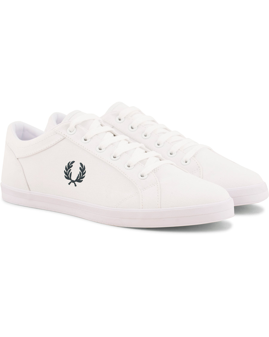Heren | Fred Perry Baseline Canvas Sneaker White | Fred Perry | Baseline Canvas Sneaker White
