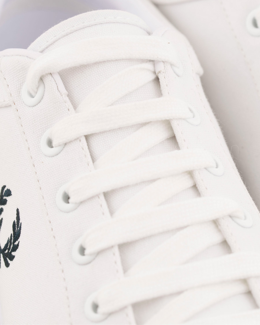 Heren | Fred Perry Baseline Canvas Sneaker White | Fred Perry | Baseline Canvas Sneaker White