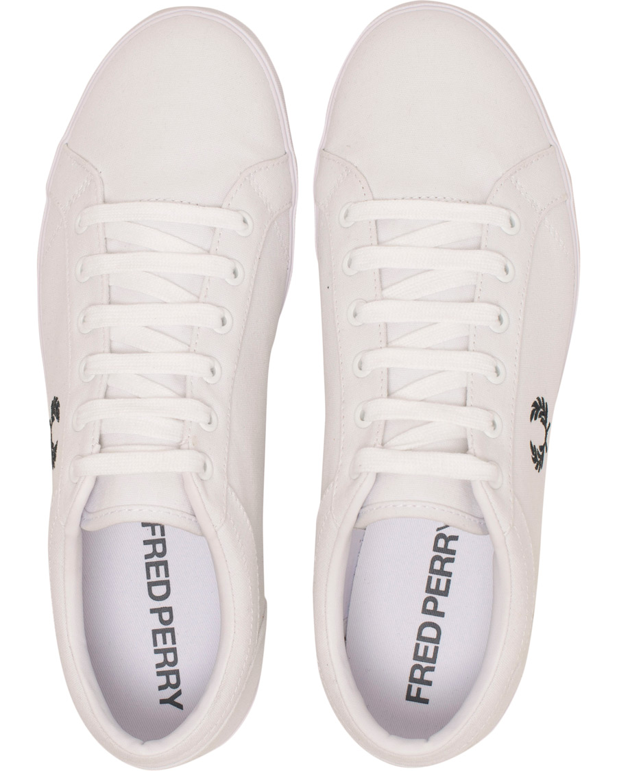 Heren | Fred Perry Baseline Canvas Sneaker White | Fred Perry | Baseline Canvas Sneaker White