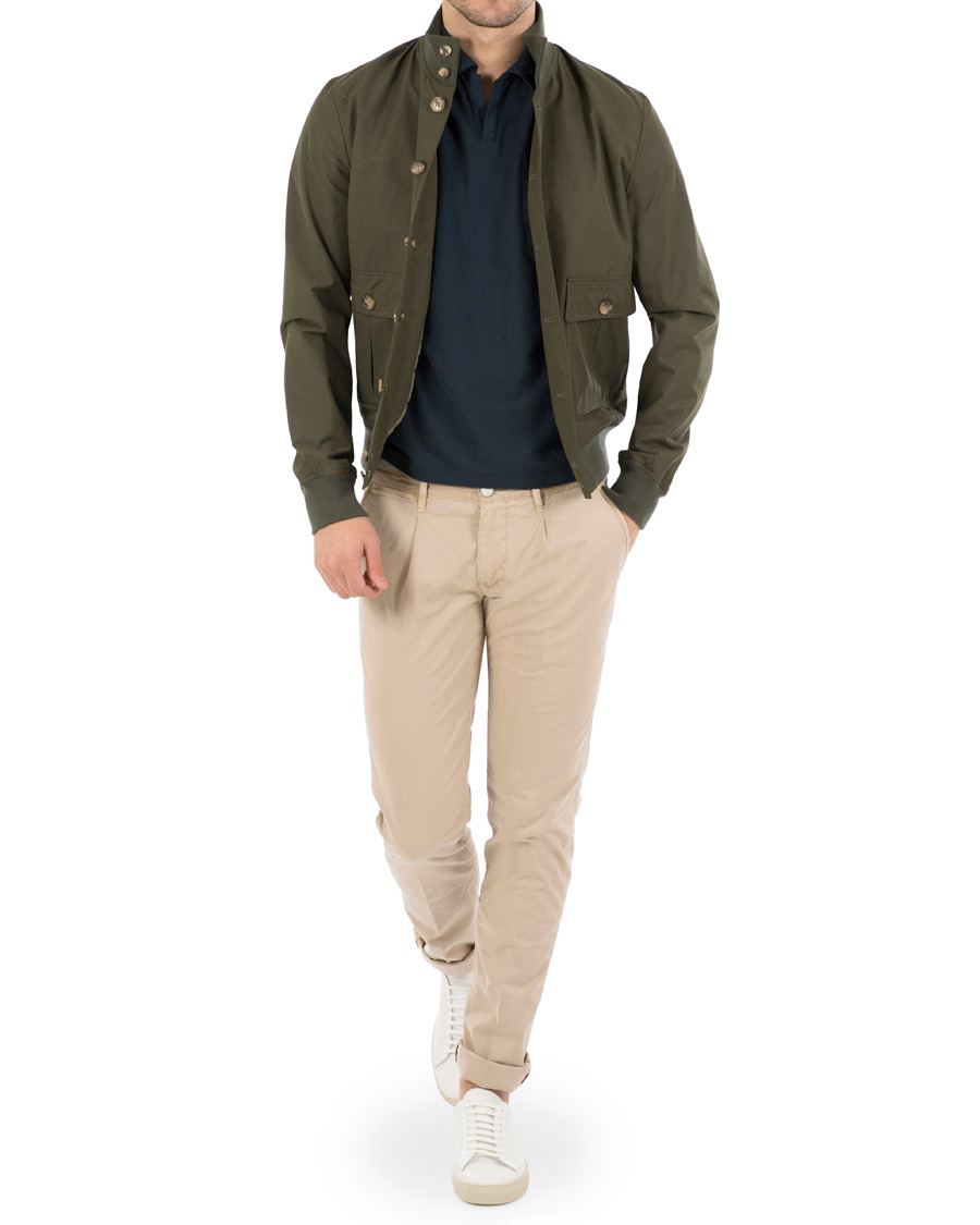 Heren | Broeken | Jacob Cohën | Jacob Cohen Alex Pleated Chinos Beige
