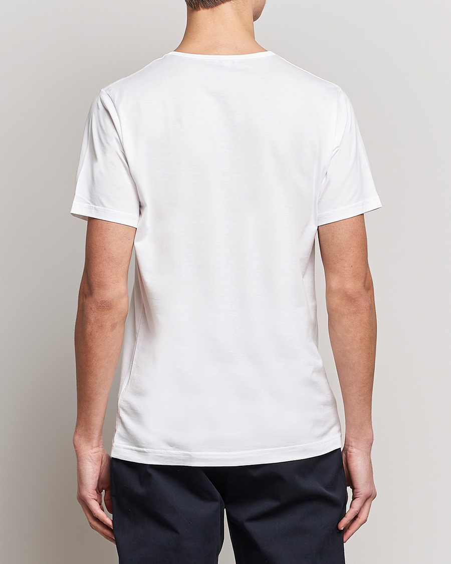 Heren | T-shirts | Sunspel | Superfine Cotton Crew Neck T-Shirt White