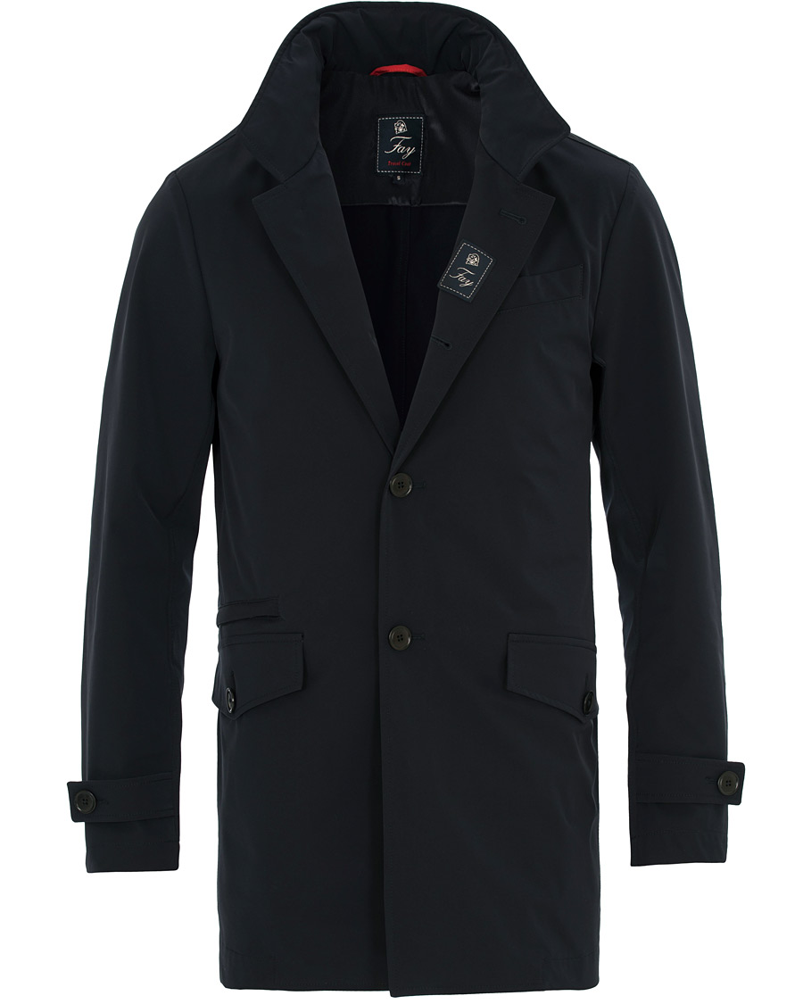 Heren | Jassen | Fay | JFK Travel Raincoat Navy