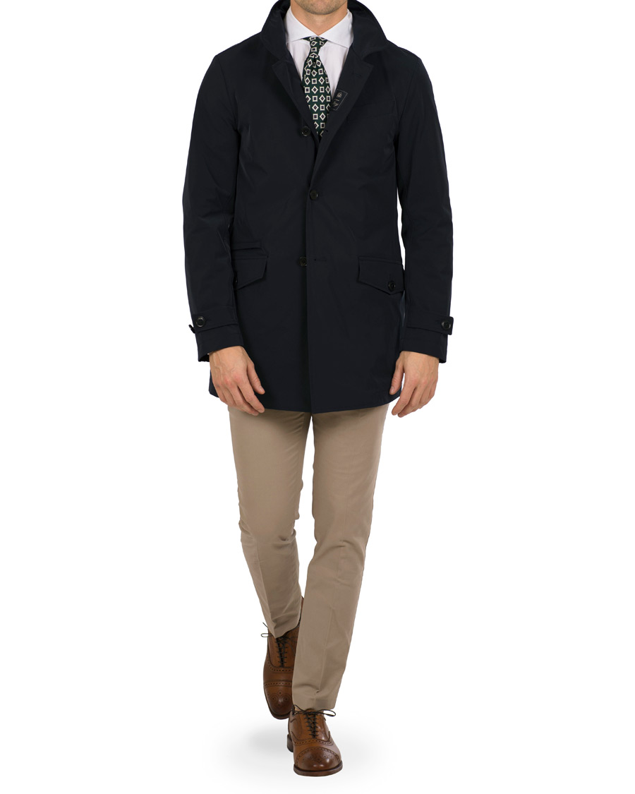 Heren | Jassen | Fay | JFK Travel Raincoat Navy