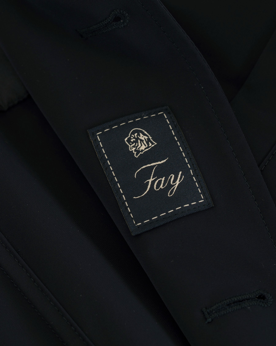 Heren | Jassen | Fay | JFK Travel Raincoat Navy