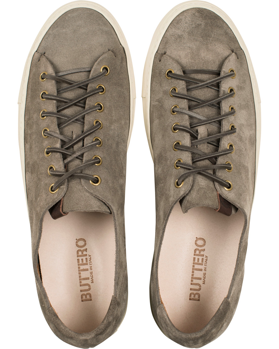 Heren | Buttero Suede Sneaker Taupe | Buttero | Suede Sneaker Taupe