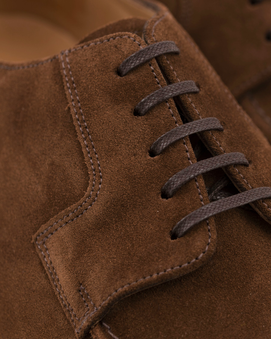 Heren | Loake 1880 Legacy Avon Derby Split Toe Brown Suede | Loake 1880 Legacy | Avon Derby Split Toe Brown Suede
