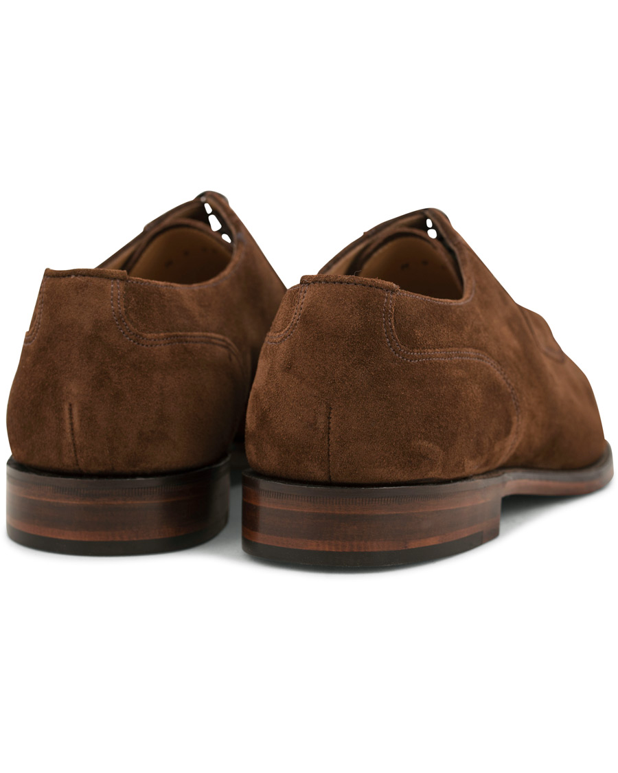 Heren | Loake 1880 Legacy Avon Derby Split Toe Brown Suede | Loake 1880 Legacy | Avon Derby Split Toe Brown Suede