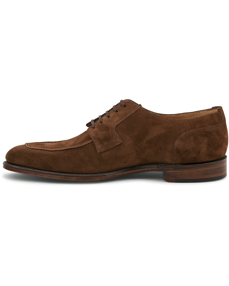 Heren | Loake 1880 Legacy Avon Derby Split Toe Brown Suede | Loake 1880 Legacy | Avon Derby Split Toe Brown Suede