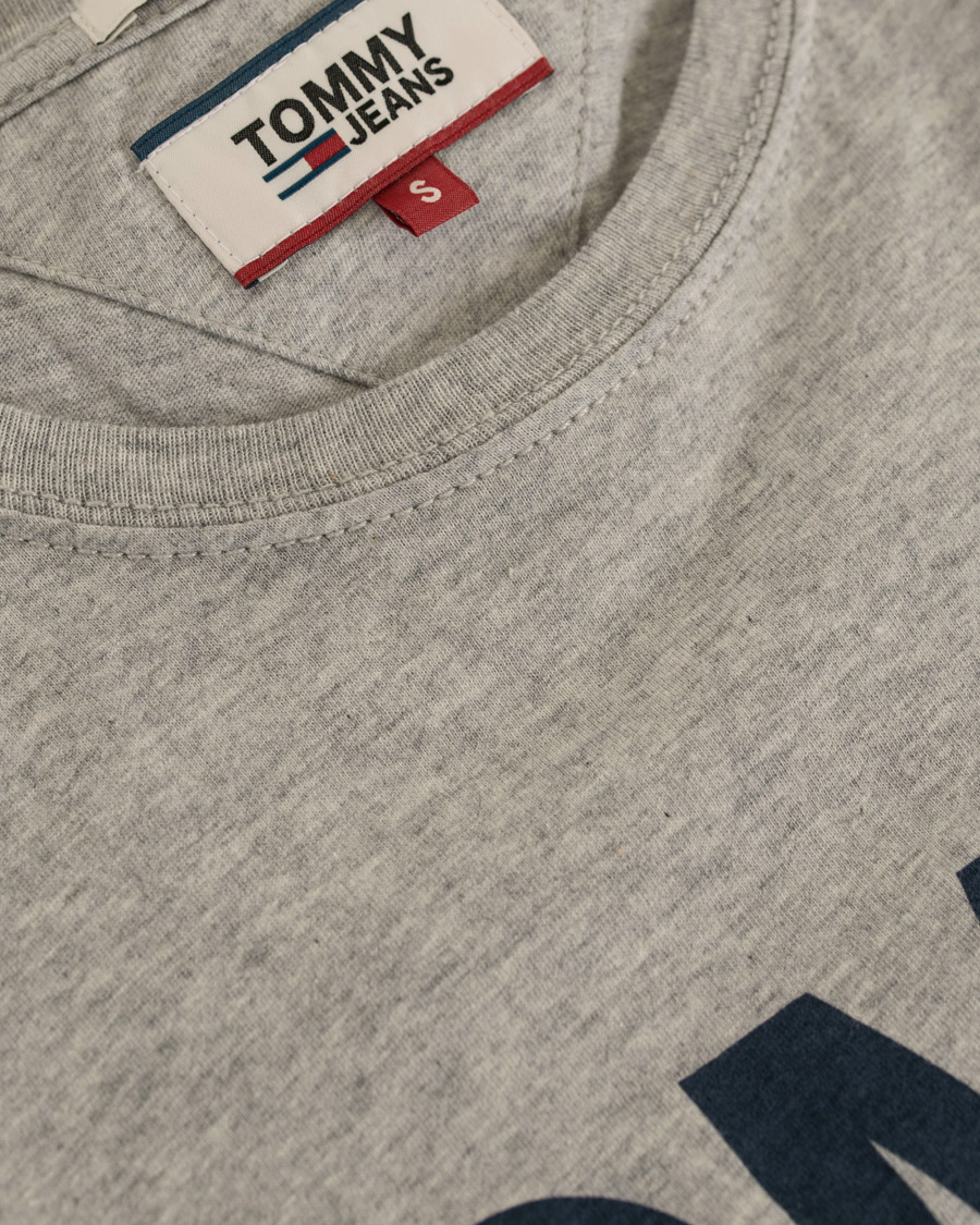 Heren | T-shirts | Tommy Jeans | Basic Tee Grey