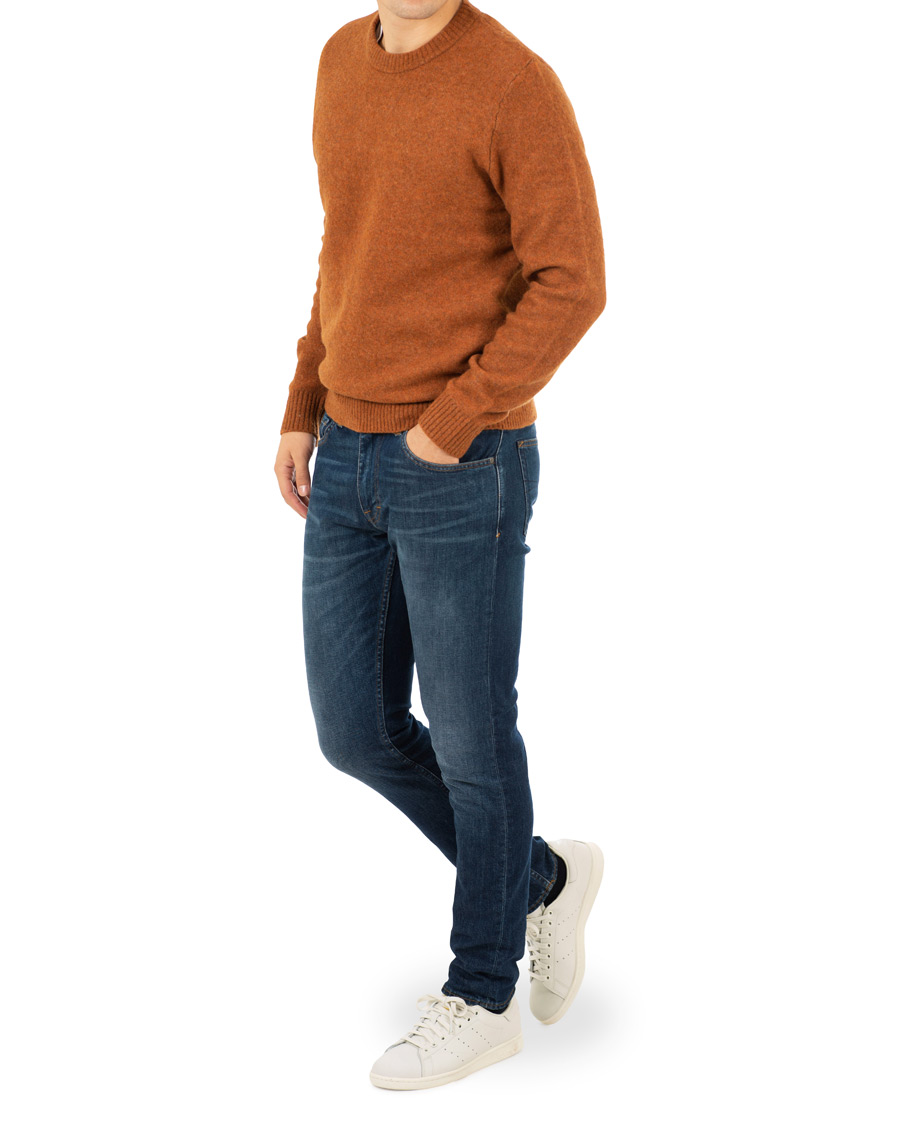 Heren | Jeans | Tiger of Sweden Jeans | Evolve Impact Jeans Medium Blue