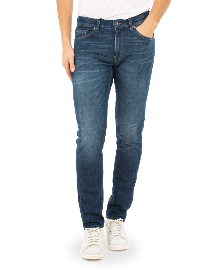 Heren | Jeans | Tiger of Sweden Jeans | Evolve Impact Jeans Medium Blue