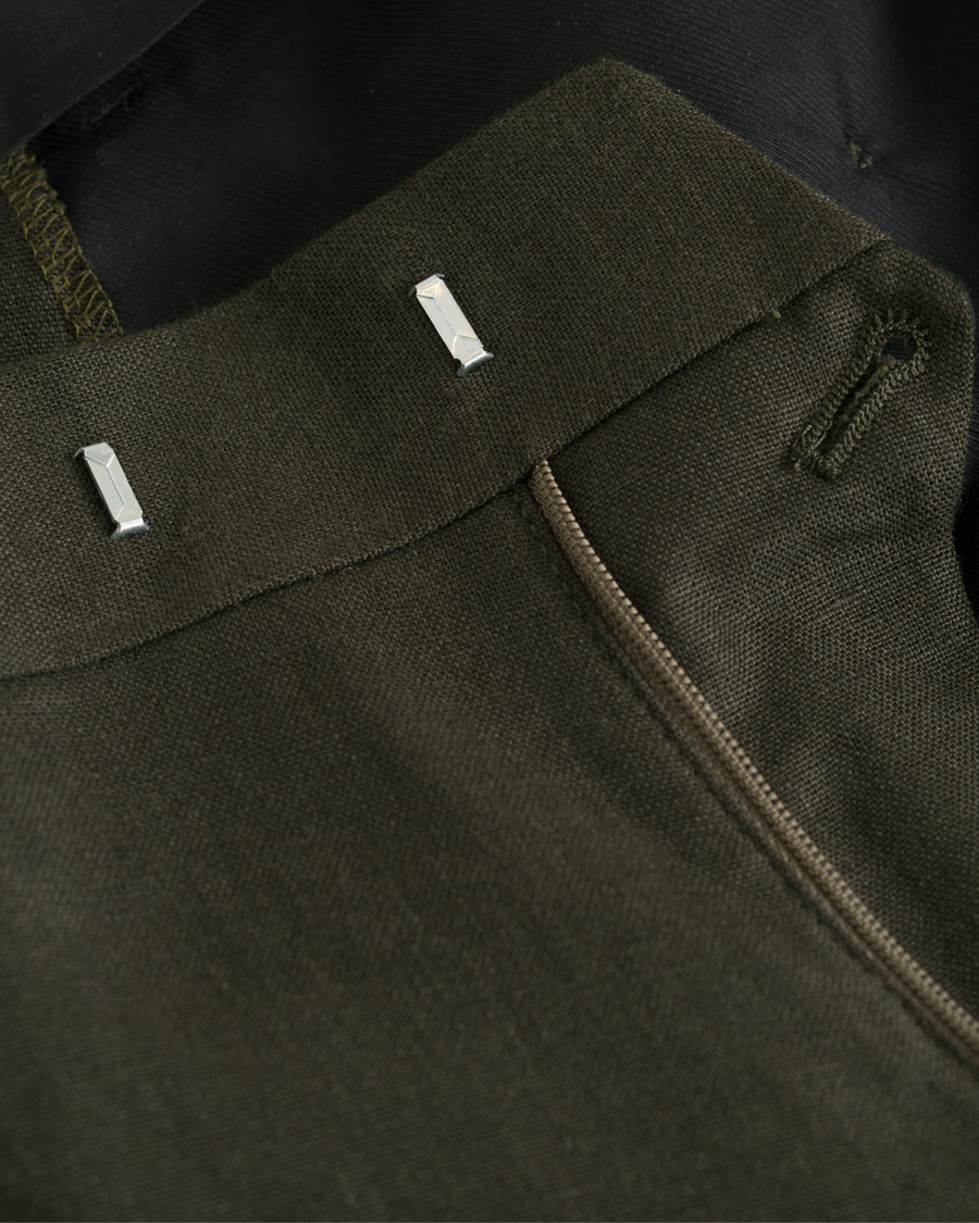 Heren | Broeken | Tiger of Sweden | Gordon Linen Trousers Green