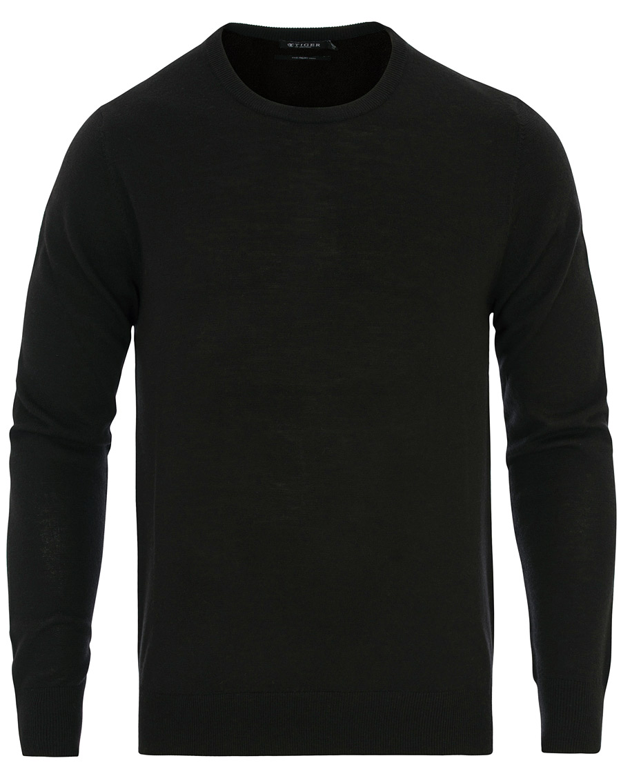 Heren | Truien | Tiger of Sweden | Matias Crew Neck Pullover Black