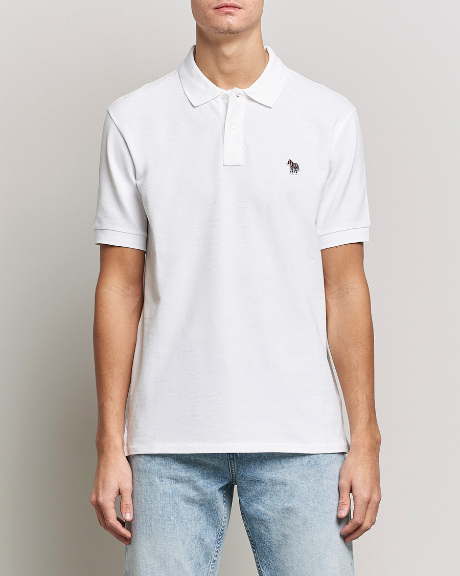 Heren | Afdelingen | PS Paul Smith | Regular Fit Zebra Polo White