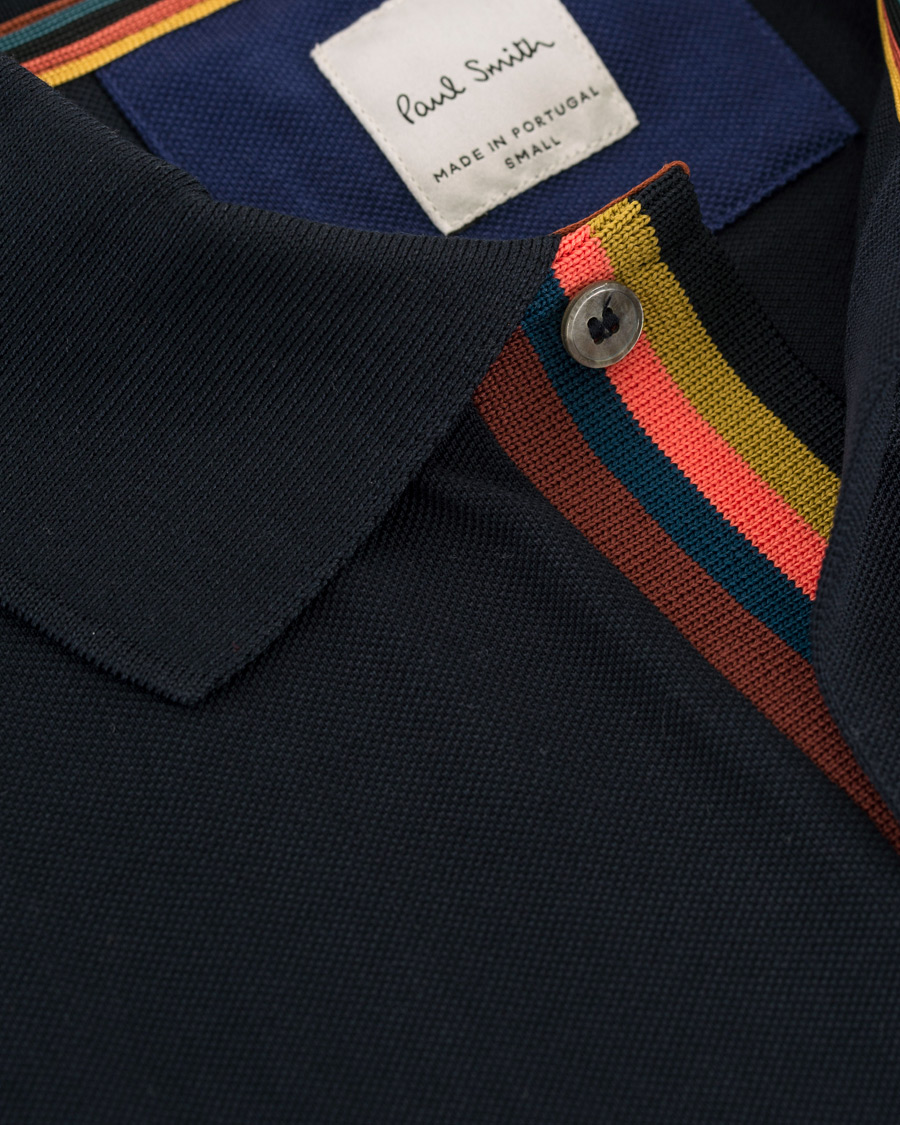 Heren | Polo's | Paul Smith | Placket Stripe Polo Navy XL