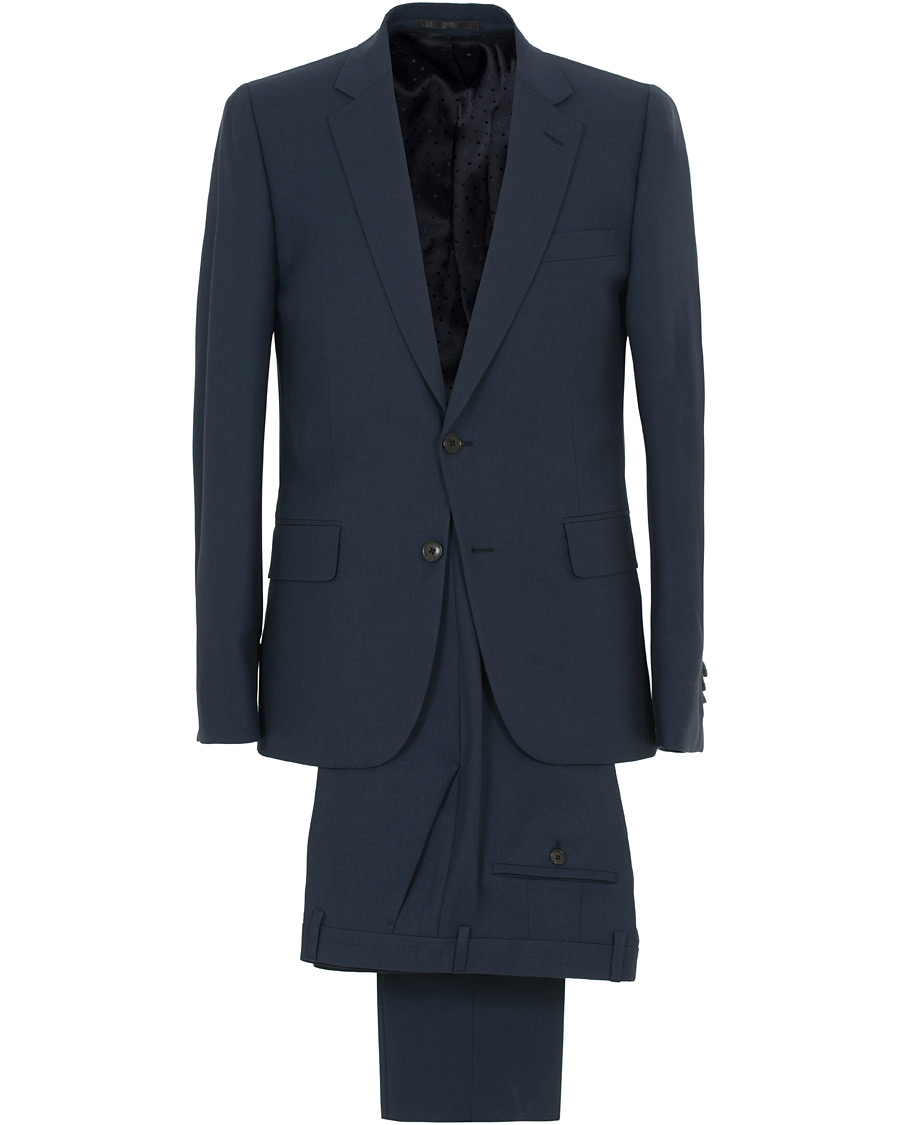 Heren | Pakken | Paul Smith | Slim Fit Wool Travel Suit Navy