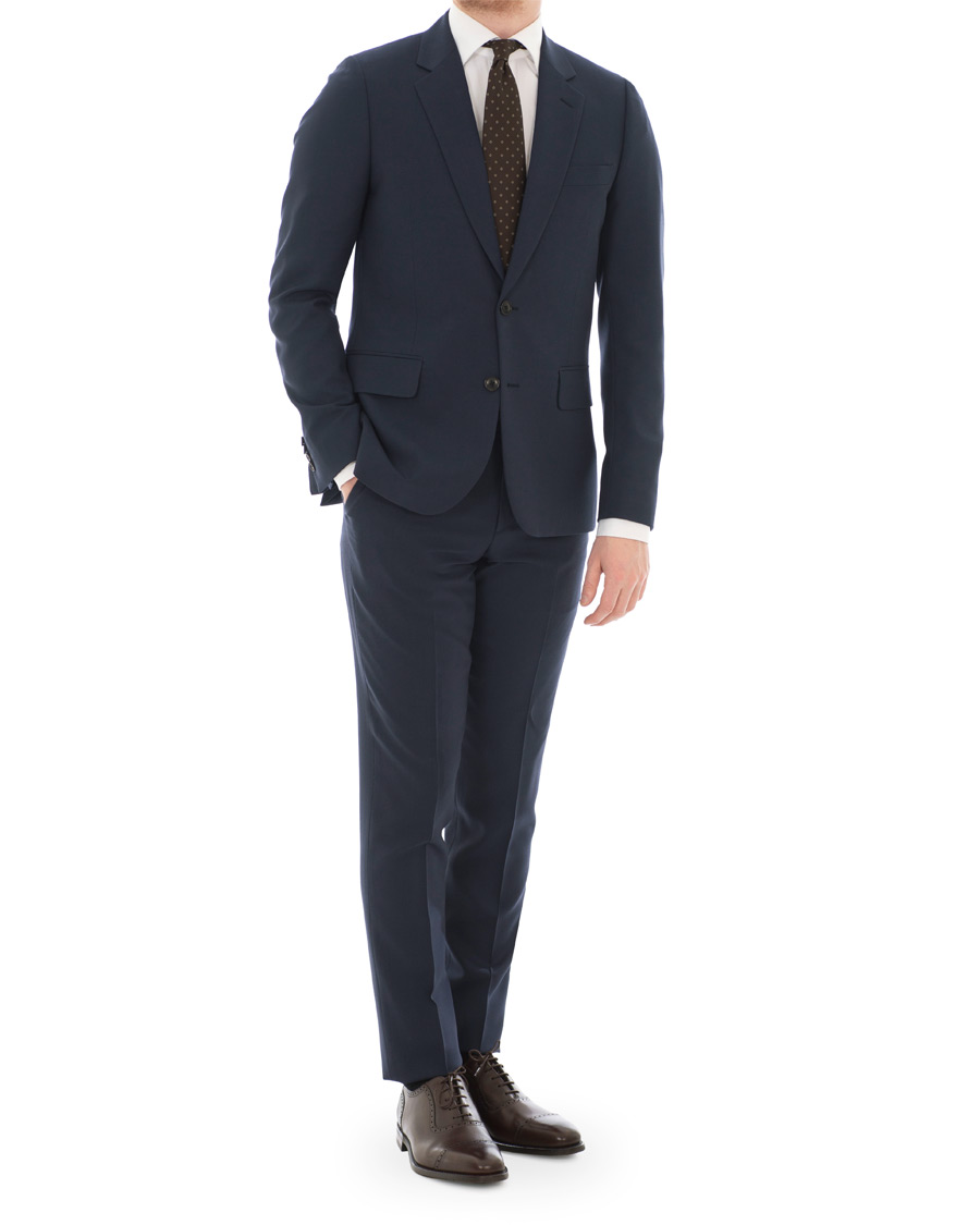 Heren | Pakken | Paul Smith | Slim Fit Wool Travel Suit Navy