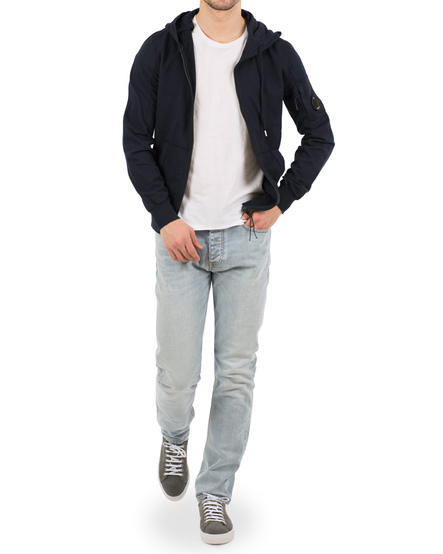 Heren | Truien | C.P. Company | Full-Zip Hoodie Navy