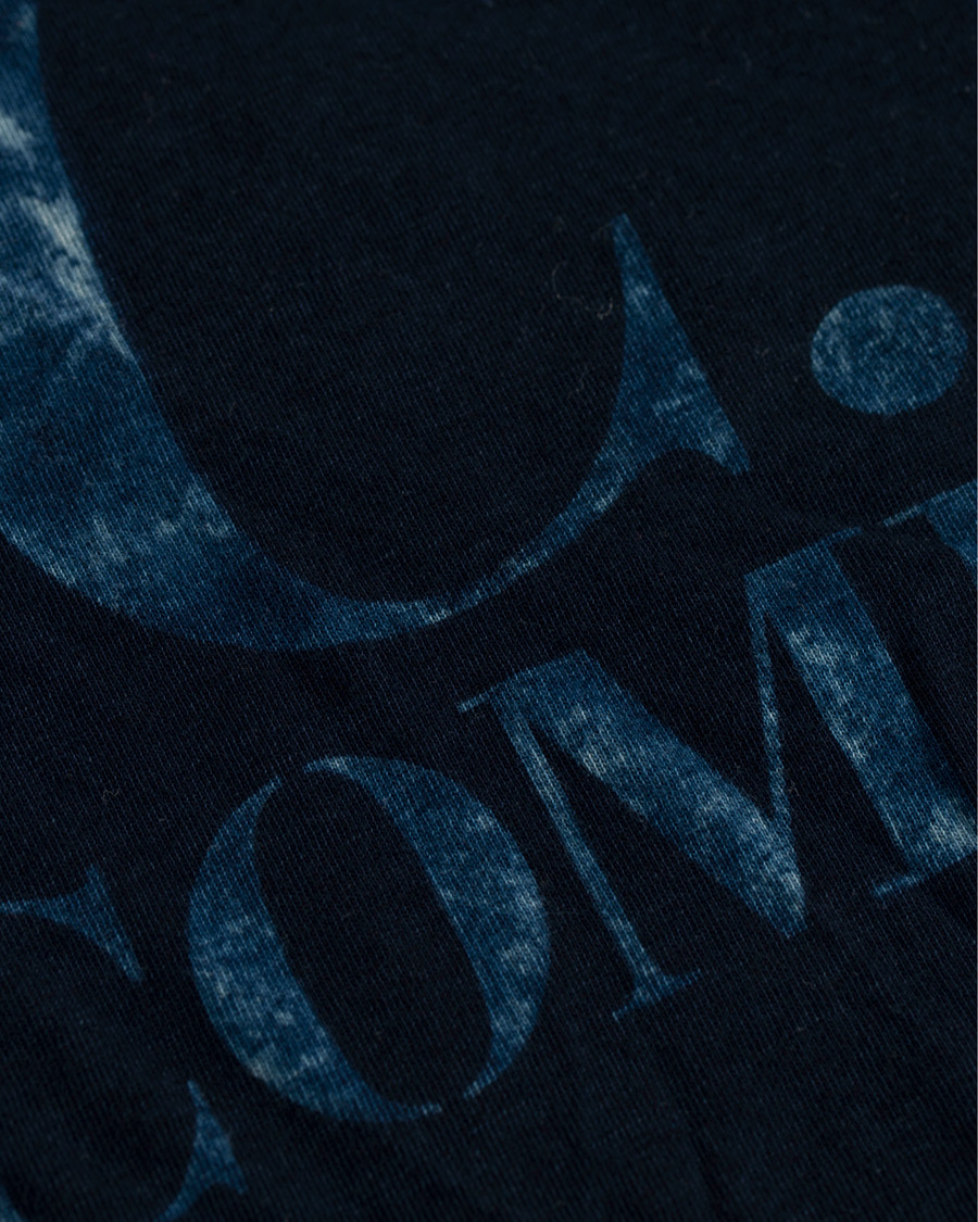 Heren | T-shirts | C.P. Company | Printed Indigo Jersey Dark Navy