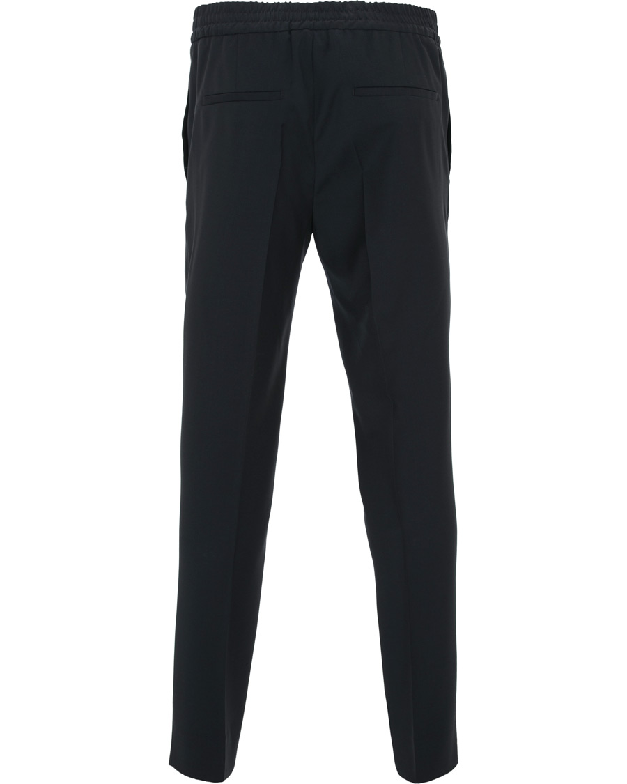 Heren | Broeken | J.Lindeberg | Sasha Comfort Wool Draw String Trousers Navy