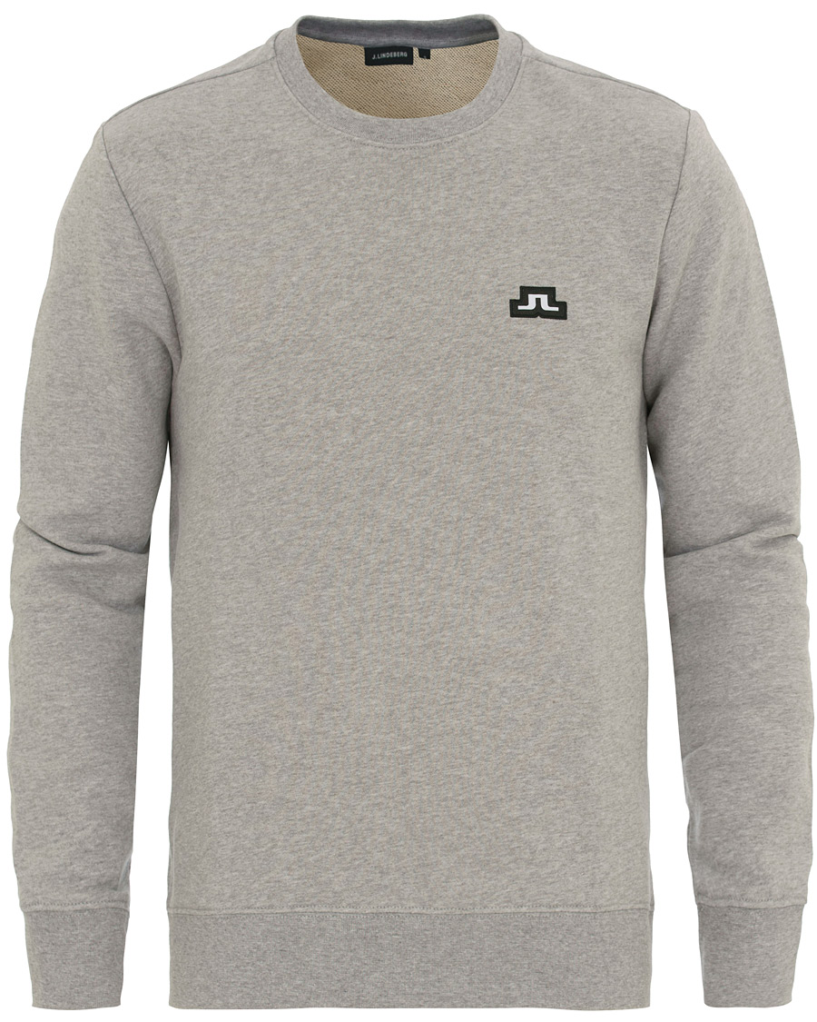 Heren | Truien | J.Lindeberg | Throw Loop Sweatshirt Light Grey