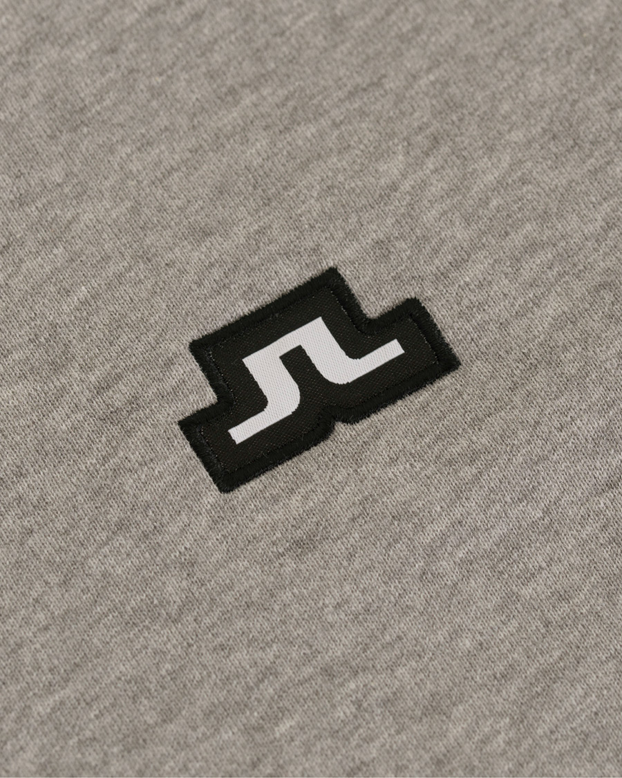 Heren | Truien | J.Lindeberg | Throw Loop Sweatshirt Light Grey
