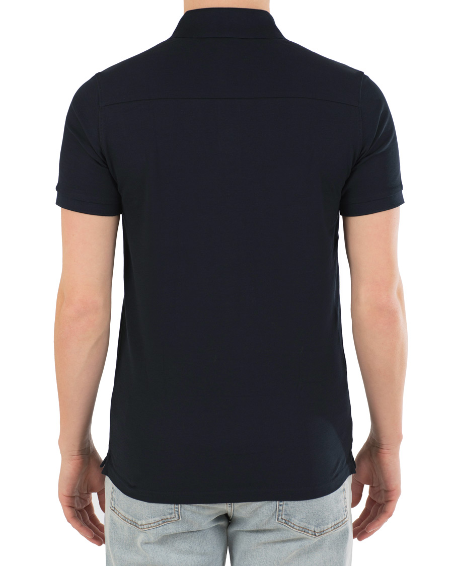 Heren | Polo's | J.Lindeberg | Slim Fit Troy Clean Pique Navy
