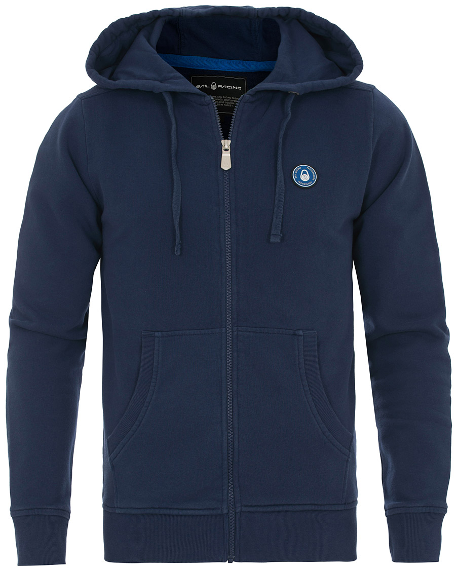 Heren | Truien | Sail Racing | Grinder Full Zip Hoodie Storm Blue
