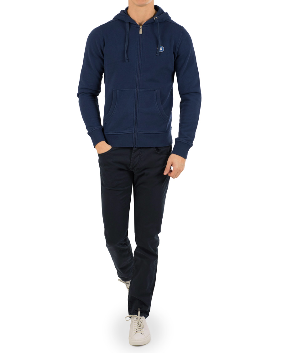Heren | Truien | Sail Racing | Grinder Full Zip Hoodie Storm Blue
