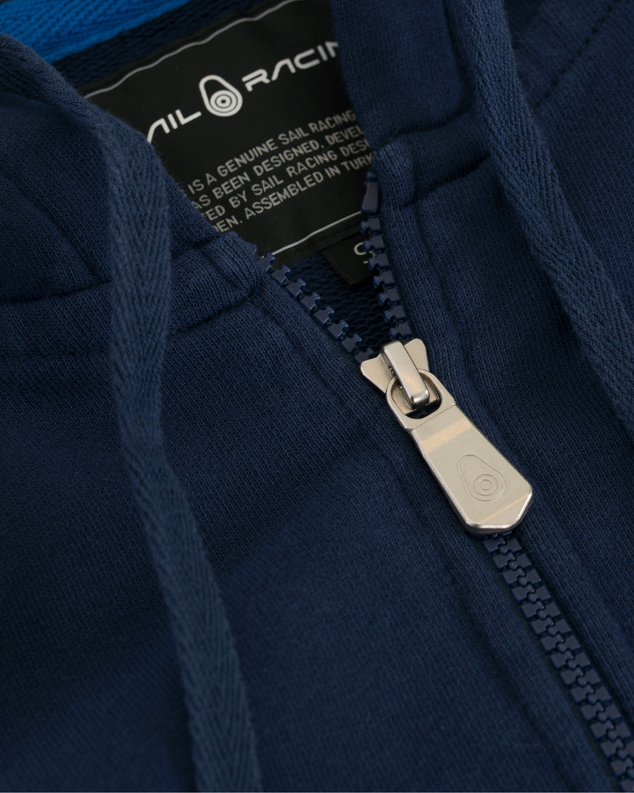 Heren | Truien | Sail Racing | Grinder Full Zip Hoodie Storm Blue