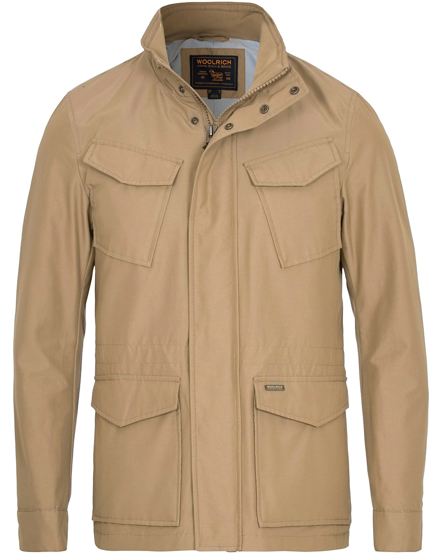 Heren | Jassen | Woolrich | Travel Field Jacket Deep Bog