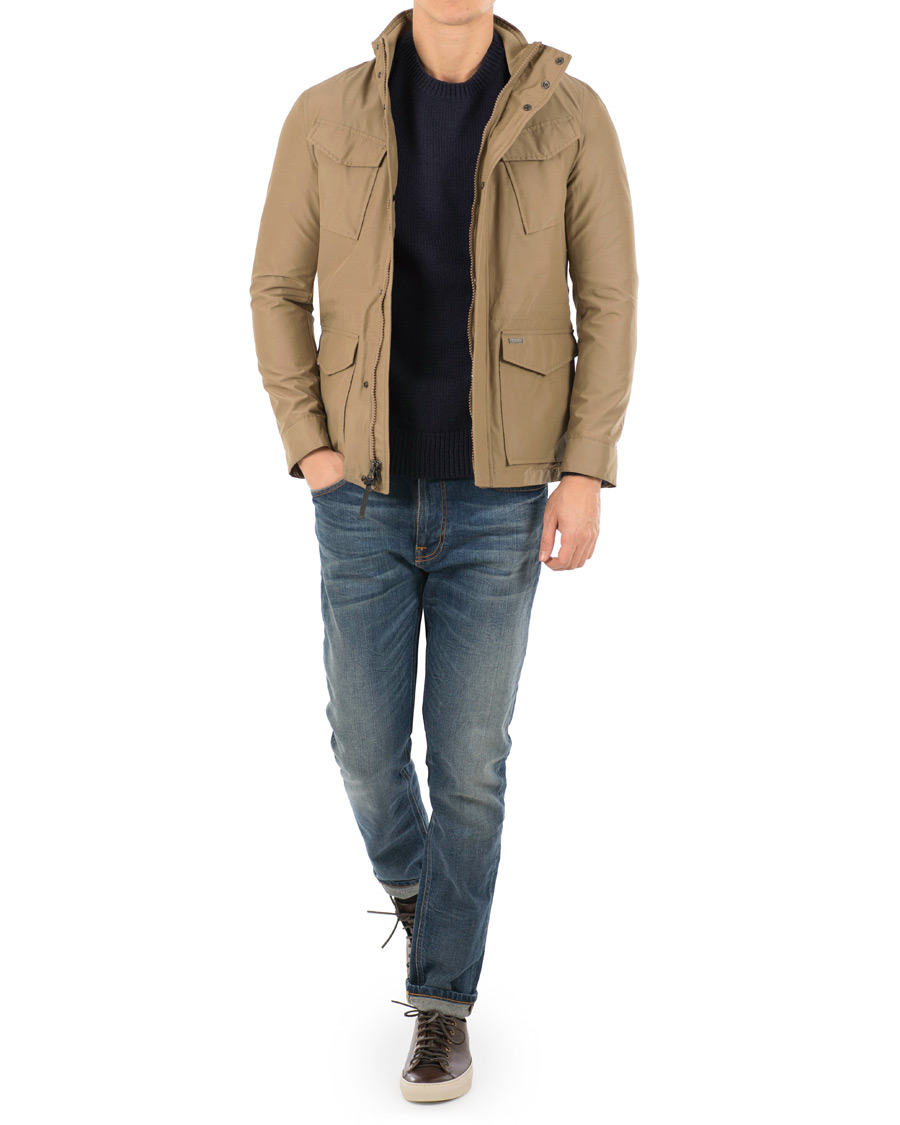 Heren | Jassen | Woolrich | Travel Field Jacket Deep Bog