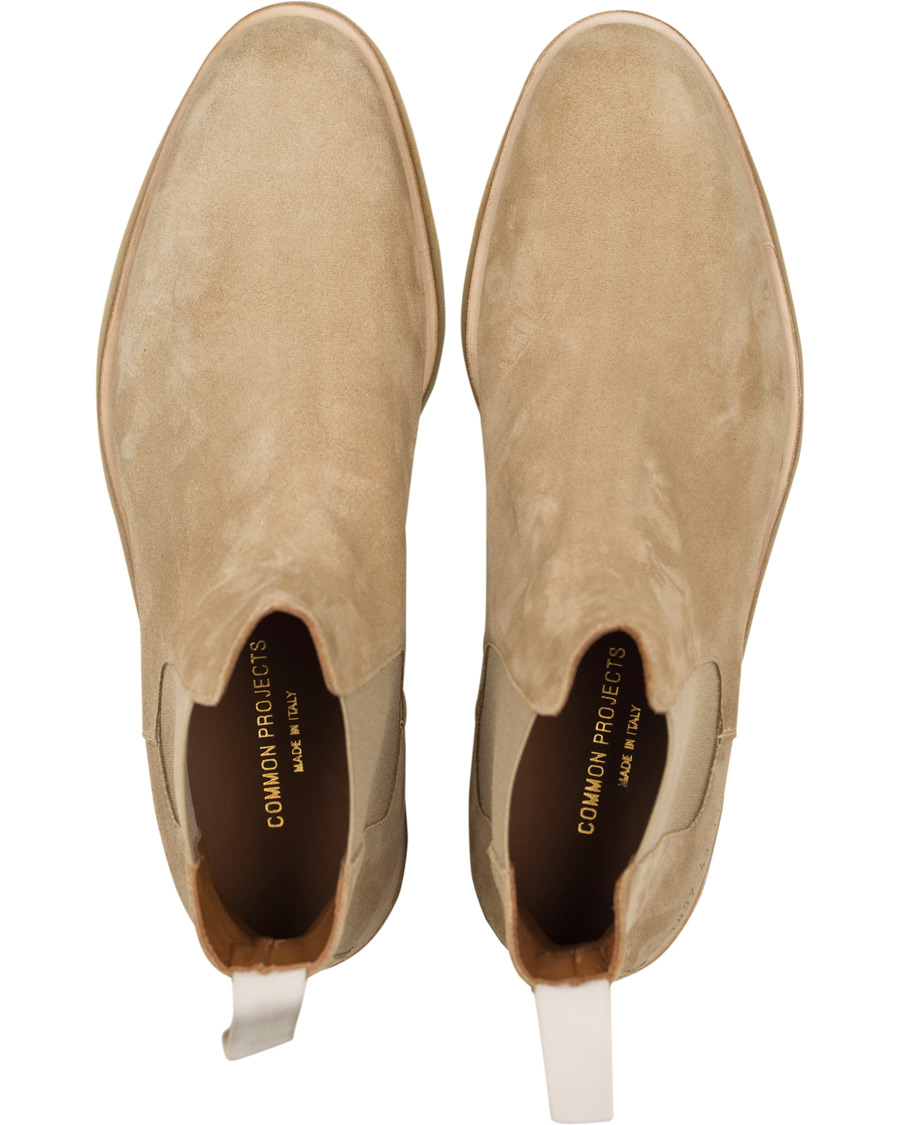 Heren | Common Projects Chelsea Boot Beige | Common Projects | Chelsea Boot Beige