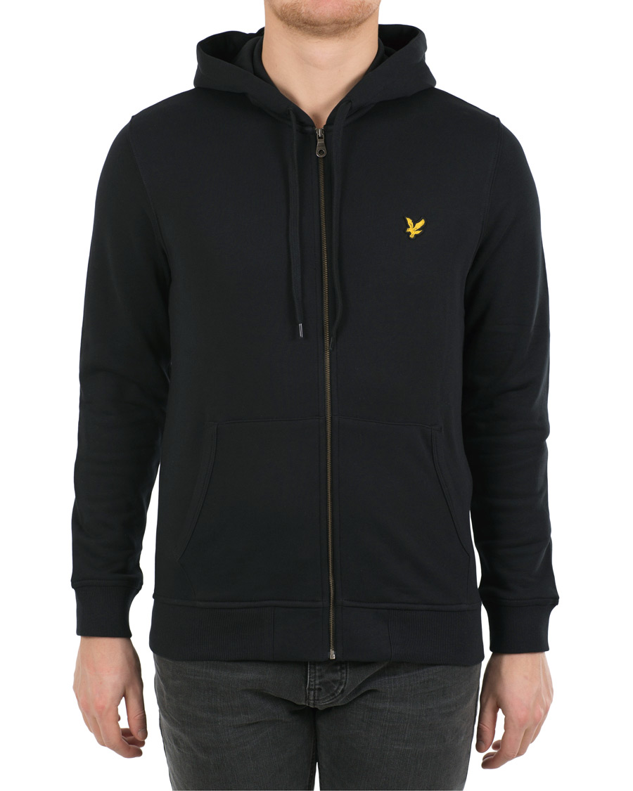 Heren | Truien | Lyle & Scott | Zip Through Hoodie True Black