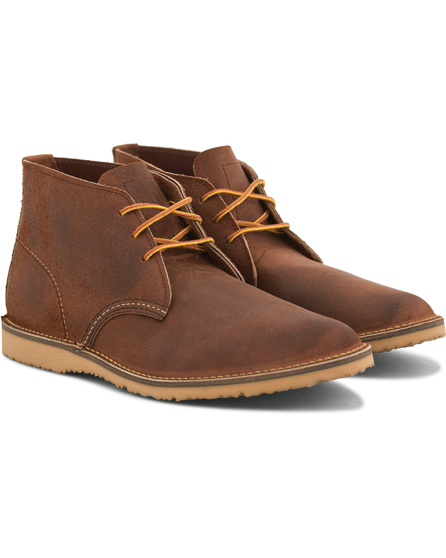Heren | Red Wing Shoes Weekender Chukka Maple Muleskinner Leather | Red Wing Shoes | Weekender Chukka Maple Muleskinner Leather
