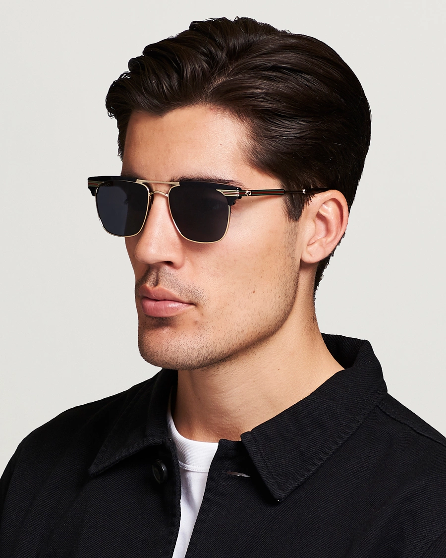 Heren | D-frame zonnebrillen | Gucci | GG0287S Sunglasses Black