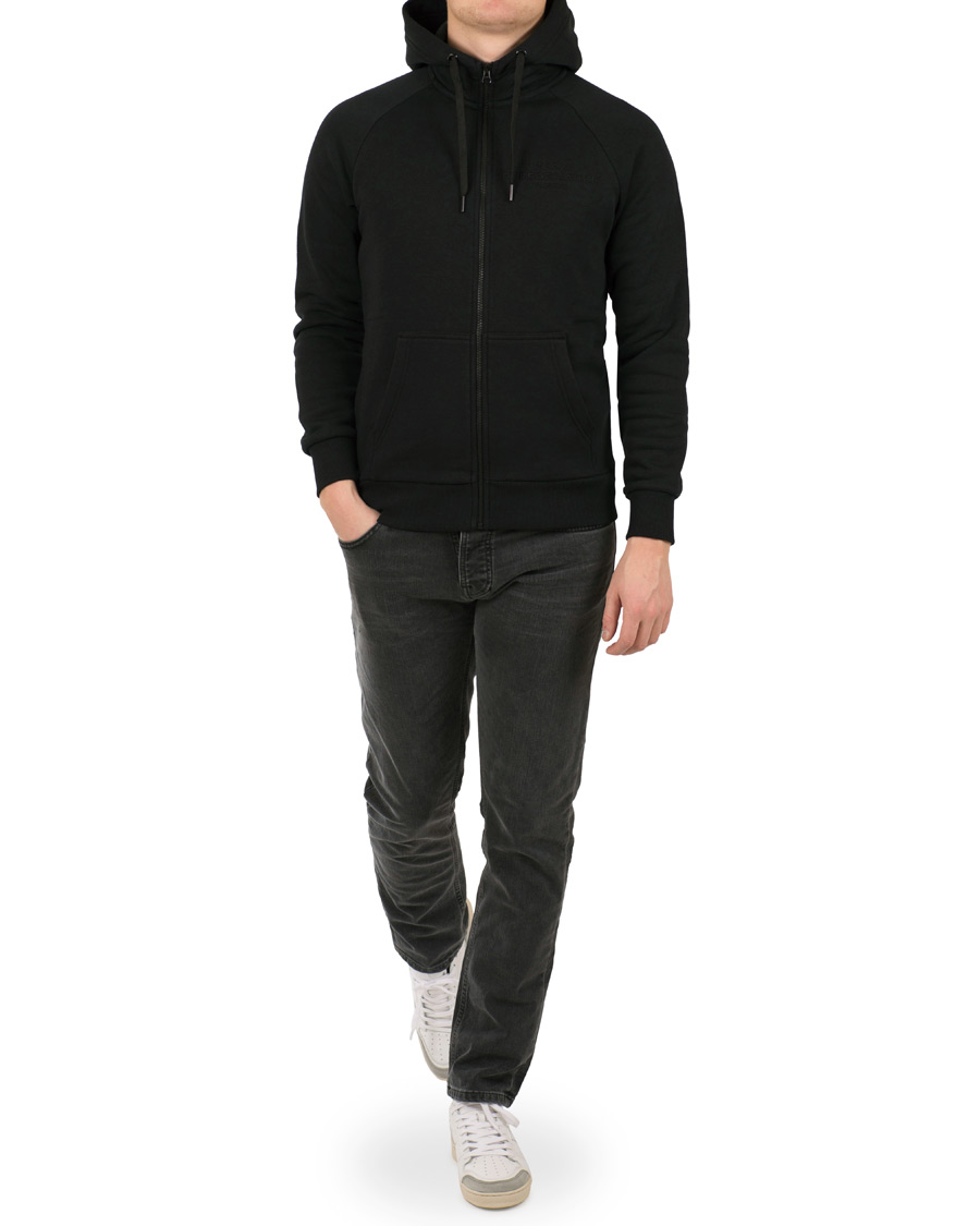 Heren | Truien | Peak Performance | Original Full Zip Hoodie Black