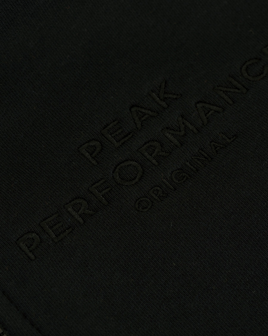 Heren | Truien | Peak Performance | Original Full Zip Hoodie Black